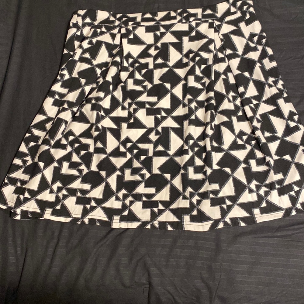 Shein 1XL pleated swing skirt
